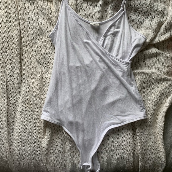 White Garage thong bodysuit - Picture 1 of 2
